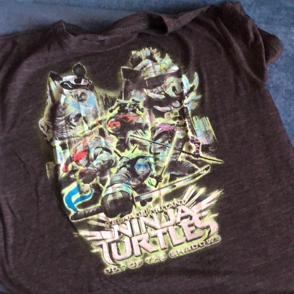 Teenage mutant Ninja turtles short sleeve movie graphic tee in size M